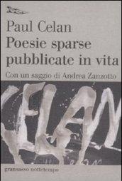 Poesie sparse pubblicate in vita