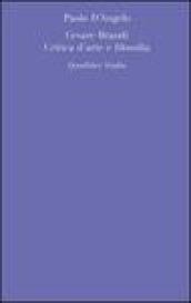 Cesare Brandi. Critica d'arte e filosofia