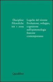 Discipline filosofiche (2009). 1.Logiche del vivente