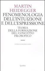 Fenomenologia dell'intuizione e dell'espressione. Teoria della formazione del concetto filosofico