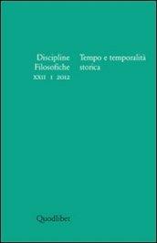 Discipline filosofiche (2012). 1.Tempo e temporalità storica