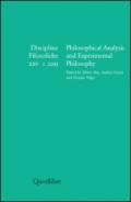 Discipline filosofiche (2015). Ediz. multilingue. 1.Philosophical analysis and experimental philosophy