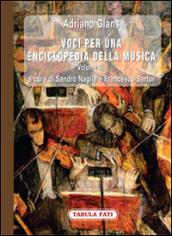 Voci per una enciclopedia della musica. 3.