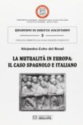 La mutualità in Europa: il caso spagnolo e italiano