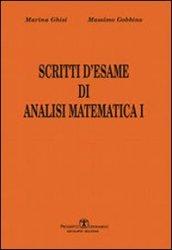 Scritti d'esame di analisi matematica I. 1.