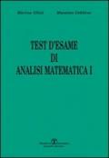 Test d'esame di analisi di matematica I. 1.