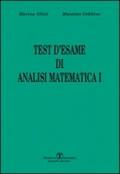 Test d'esame di analisi di matematica I. 1.