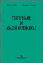 Test d'esame di analisi di matematica I. 1.