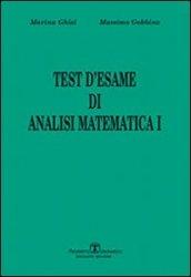Test d'esame di analisi di matematica I. 1.