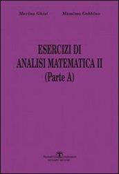 Esercizi di analisi matematica II. Parte A: 1