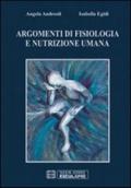 Argomenti di fisiologia e nutrizione umana