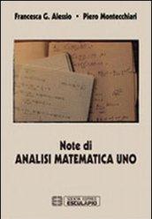 Note di analisi matematica. 1.