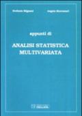 Appunti di analisi statistica multivariata