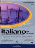 Italiano per stranieri. Metodo veloce per esprimersi perfettamente. Inglese, francese, tedesco, spagnolo. Conversazione. CD Audio. 4 CD-ROM