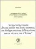 Desiderio di un inizio, angoscia di un'unica fine. Testo francese a fronte