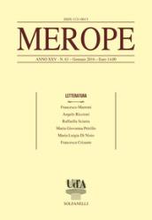 Merope. 63: Letteratura