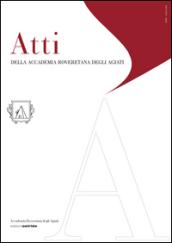 Atti della Accademia roveretana degli Agiati ser. IX, vol. II, A, fasc. I