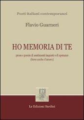 Ho memoria di te