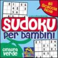 Sudoku per bambini. Cintura verde