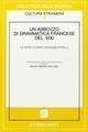 Un abbozzo di grammatica francese