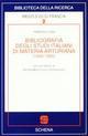 Bibliografia degli studi italiani di materia arturiana (1940-1990)