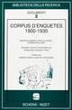 Corpus d'enquete