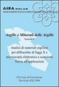 Argille e minerali delle argille. Analisi di materiali argillosi per diffrazione di raggi X e microscopia elettronica a scansione. Teoria e applicazioni