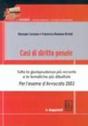 Casi di diritto penale. Tutta la giurisprudenza più recente e le tematiche più dibattute per l'esame d'avvocato 2003