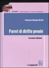 Pareri di diritto penale