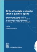 Diritto di famiglia e minorile: istituti e questioni aperte. Con e-book