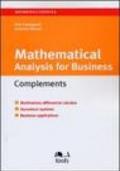 Mathematical analysys for business complements