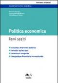 Politica economica. Temi scelti