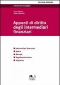 Appunti di diritto degli intermediari finanziari