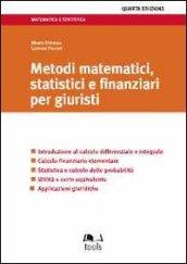 Metodi matematici, statistici e finanziari per giuristi