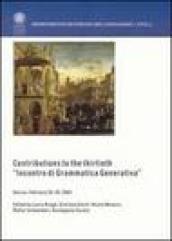 Contributions to the thirtieth «Incontro di grammatica generativa»