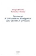 Lineamenti di governance e management delle aziende di spettacolo