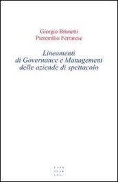 Lineamenti di governance e management delle aziende di spettacolo