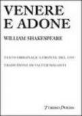 Venere e Adone. Testo inglese a fronte