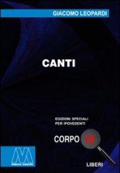 Canti. Ediz. per ipovedenti