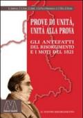 Prove di unità, unità alla prova. Gli antefatti del Risorgimento e i moti del 1821