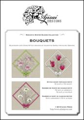 Bouquets. Cross stitch blackwork design. Ediz. italiana, inglese e francese