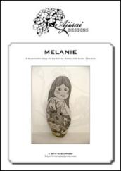 Melanie. A blackwork doll design