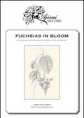 Fuchsias in bloom. A blackwork design