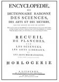 Encyclopédie horlogerie (rist. anast. 1775)