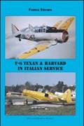 T-6 Texan & Harvard in italian service. Ediz. italiana e inglese