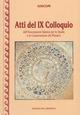 Atti del 9° Colloquio AISCOM (Associazione italiana per lo studio e la conservazione del mosaico)