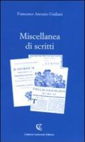 Miscellanea di scritti