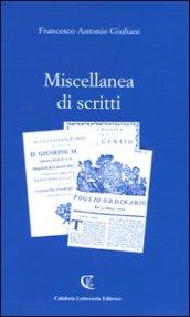 Miscellanea di scritti