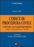 Codice di procedura civile 2006. Annotato con la giurisprudenza. Leggi complementari e schemi