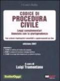 Codice di procedura civile 2007. Leggi complementari. Annotato con la giurisprudenza. Con schemi riepilogativi removibili e aggiornamenti on-line